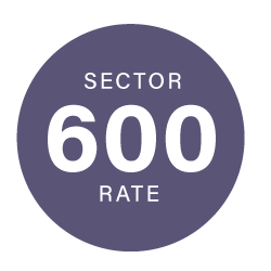 Sector 600 Rate icon